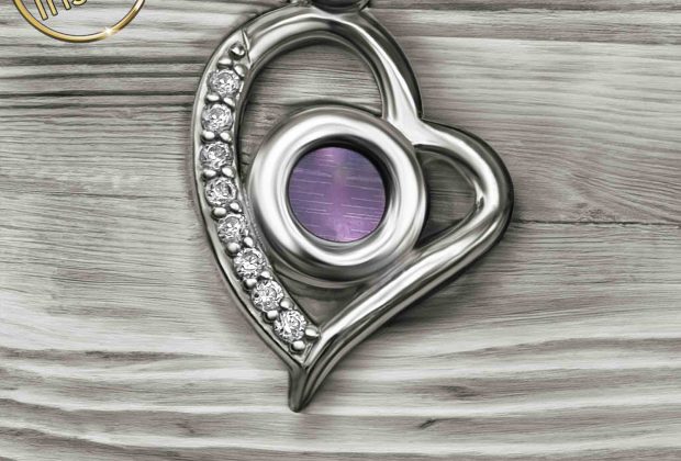 Unique Gifts Christmas Heart Necklace With Hidden Bible Inside My Nano Jewelry