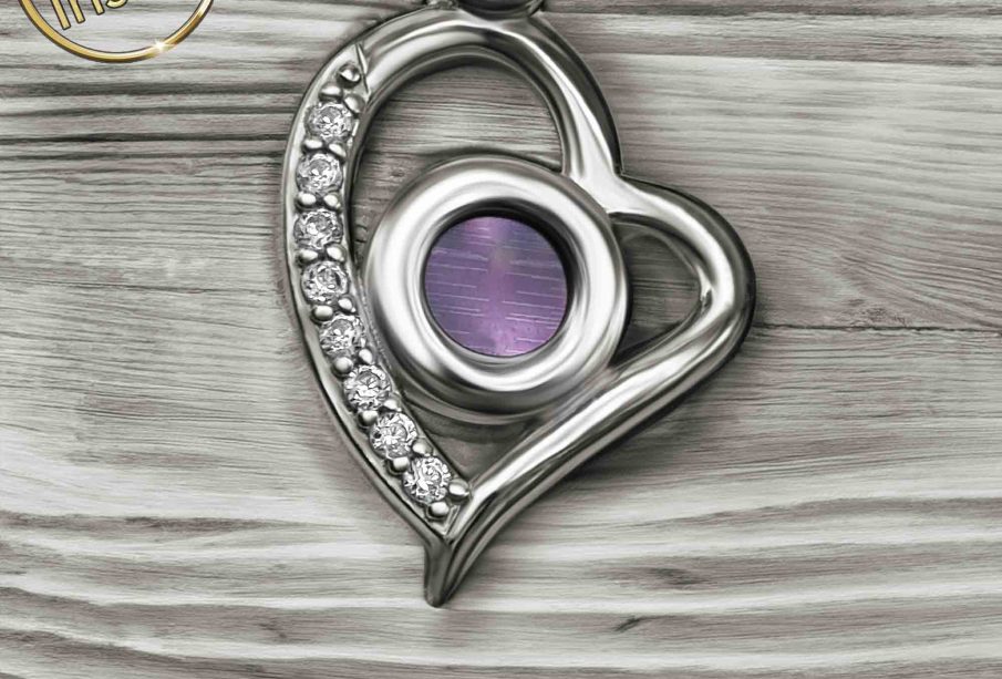 Unique Gifts Christmas Heart Necklace With Hidden Bible Inside My Nano Jewelry